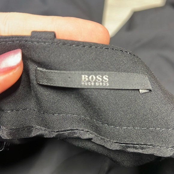 Hugo Boss black wide leg black trousers size 10 - Picture 3 of 16
